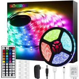 300 LED 5050 RGB Renkli ve Bluetooth Denetleyicili Su Geçirmez LED Dize 5 Metre SZ Royal Tech - 1