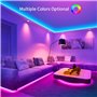 Luzes de corda LED à prova d'água de 10 metros com 300 LEDs coloridos 5050 RGB e controlador Bluetooth SZ Royal Tech - 4
