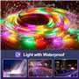 10 Meter Waterproof LED String Lights with 300 Colorful 5050 RGB LEDs and Bluetooth Controller SZ Royal Tech - 5