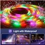 5 Meter Waterproof LED String Lights with 300 Colorful 5050 RGB LEDs and Bluetooth Controller SZ Royal Tech - 5