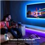 Luzes de corda LED à prova d'água de 10 metros com 300 LEDs coloridos 5050 RGB e controlador Bluetooth SZ Royal Tech - 10