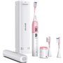 Electric Toothbrush, UV Disinfection Tub, Sonic Whitening System, Wireless Charging and Smart Timer Bestek - 1