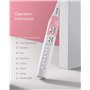 Brosse à Dents Electrique, Bac de Désinfection UV, Système de Blanchiment Sonique, Recharge sans Fil et Minuterie Intelligente B