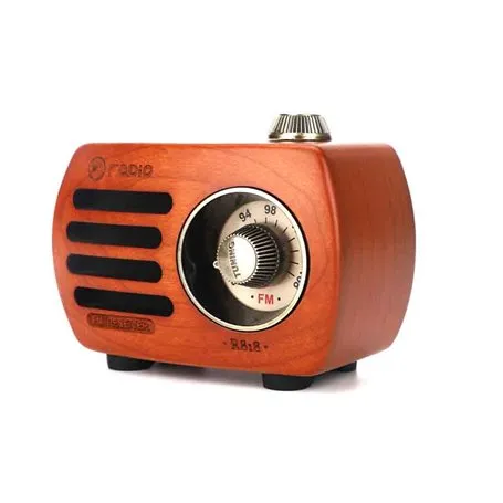 Alto-falante Bluetooth com design retro e rádio FM R818-A/C Fuyin - 1