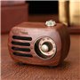 Mini Haut-Parleur Bluetooth Design Rétro et Radio-FM Fuyin - 2