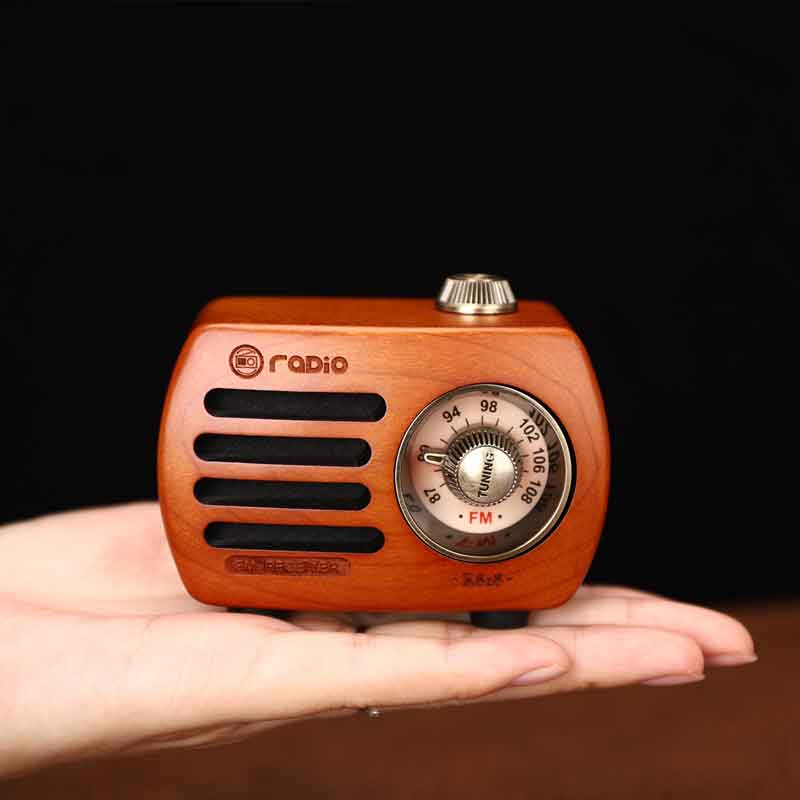 R919-A/C Mini Retro Design Bluetooth-Lautsprecher und FM-Radio R919