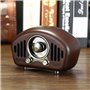 Mini Haut-Parleur Bluetooth Design Rétro et Radio-FM Fuyin - 15