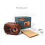 Alto-falante Bluetooth com design retro e rádio FM R818-A/C Fuyin - 10