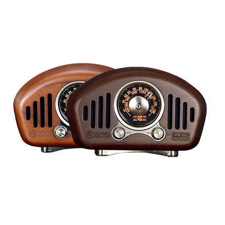 Mini Haut-Parleur Bluetooth Design Rétro et Radio-FM Fuyin - 7