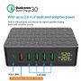6-Port 65 Watts Smart USB Charging Station Power Delivery 3.0 Ilepo - 5