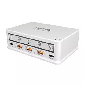 Station de Recharge Intelligente 8 Ports USB Ilepo - 1