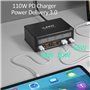 iLepo-i9 5-Port 110 Watts Smart USB Charging Station Power Delivery...